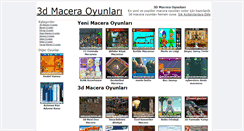 Desktop Screenshot of 3dmaceraoyunlari.com